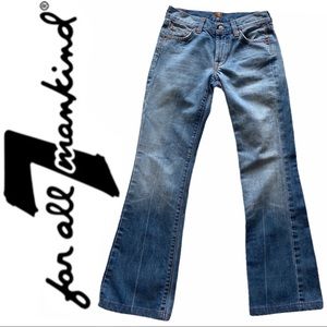 7FAMK Faded Blue Flared Jeans